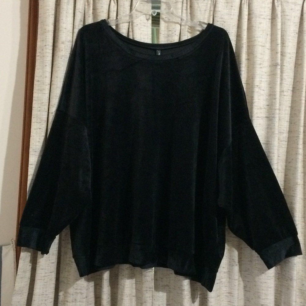 Torrid Sleep Velour Long Sleeve Relaxed Lounge Sweatshirt - 6X